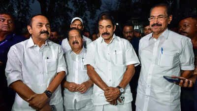 Congress hunts for consensus as camps flex muscle in CM battle: What’s happening Kerala | India News – The Times of India