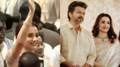 Vijay Thalapathy to take oath as Tamil Nadu's Chief Minister: Trisha Krishnan says she is 'looking forward' to the big day ahead of the ceremony