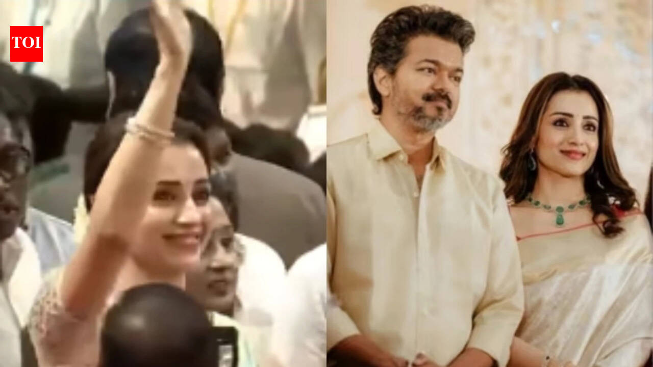 Trisha Krishnan: Vijay Thalapathy Sworn in as Chief Minister of Tamil Nadu Amidst Celebrity Support | – The Times of India