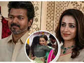 Trisha warmly greets Vijay's family ahead of the oath-taking ceremony