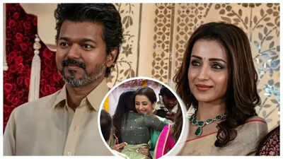 Vijay: Trisha Krishnan warmly greets Vijay’s family ahead of the oath-taking ceremony in Chennai | – The Times of India