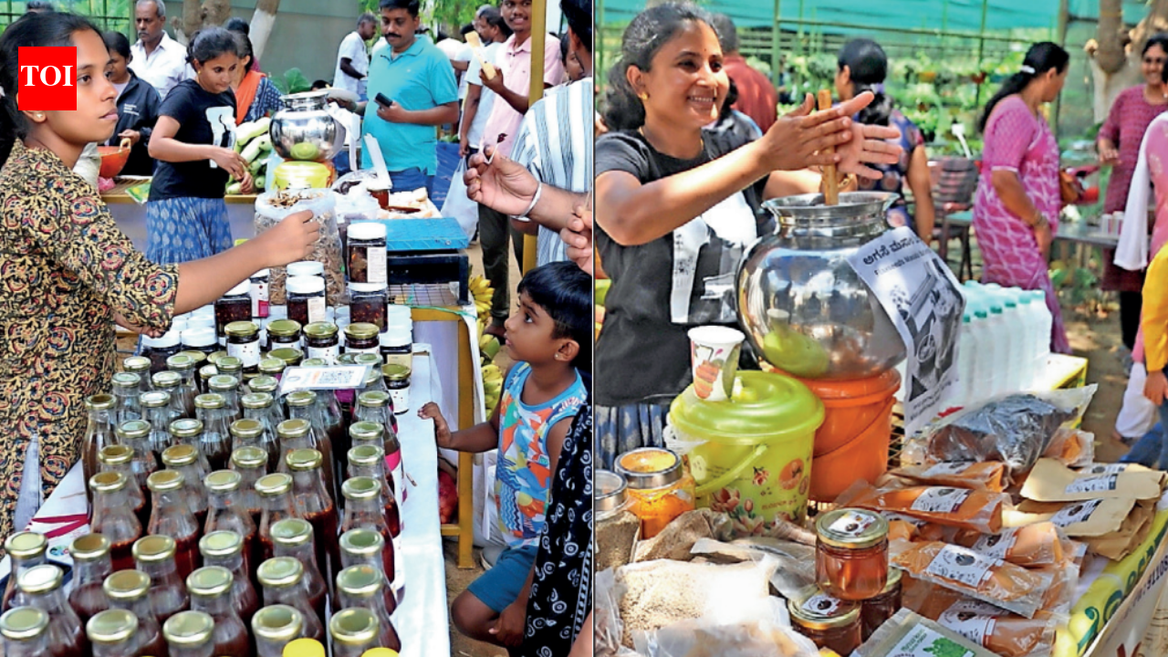 Fresh spices, 'Ginnu' & rural charm attract Bengaluru crowds to UHS Santhe