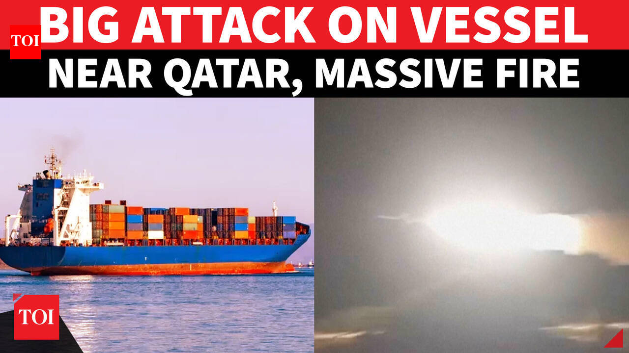 BREAKING: Alarming Attack Near Qatar, Ship Struck by Projectile; ‘Blaze Aboard…’