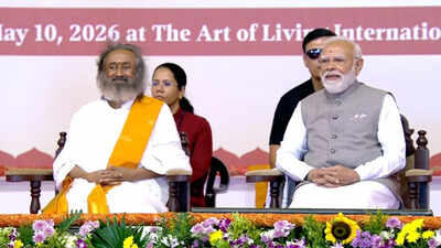 PM Modi attends Art of Living event in Bengaluru; inaugurates Dhyan Mandir, launches nationwide service initiatives