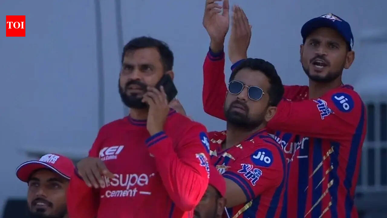 Fact check: Did LSG official use mobile phone in dugout during match vs CSK?