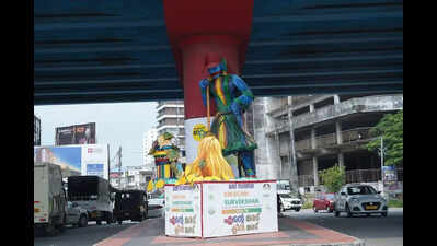 Artwork from trash: Maradu municipality pushes for cleanliness
