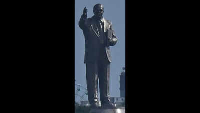 Ambedkar statue vandalised in Ratia
