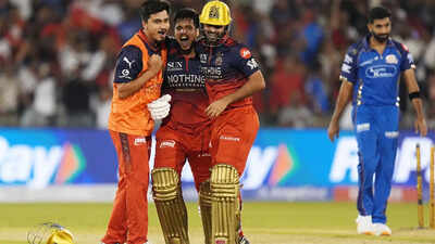 IPL 2026: RCB win last-ball thriller to knock Mumbai Indians out