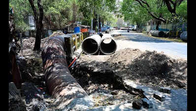 Dug-up Seminary Hills-Telangkhedi Road Turns ‘Accident In Waiting’ Spot
