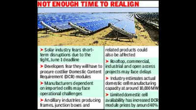 Raj solar industry braces for tough transition to local-made cells only