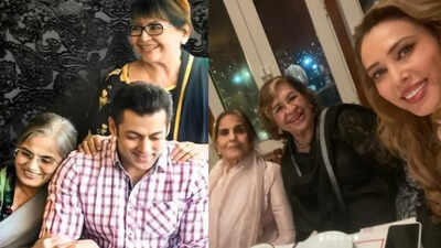 Salman Khan and Iulia Vantur share throwback photos with Salma Khan, Helen in touching Mother's Day posts - PICS