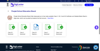 PSEB 10th result 2026: How to check Punjab matric marksheets on DigiLocker