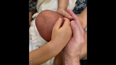 Aashka Goradia welcomes second baby boy