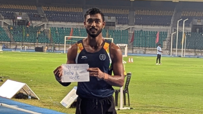 Comeback man Tejas Shirse wins 110m hurdles
