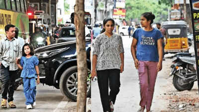 Encroached walkways put pedestrians in Hyderabad at risk