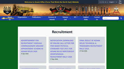 Assam Rifles recruitment 2026: Offline application window for 117 posts closes today; check details here
