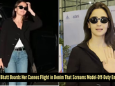 Alia Bhatt leaves for the Cannes Film Festival