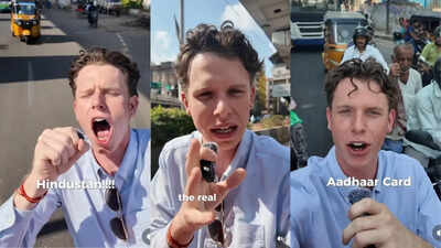 An American tourist pleads with PM Narendra Modi for an Adhaar Card and the reason is....