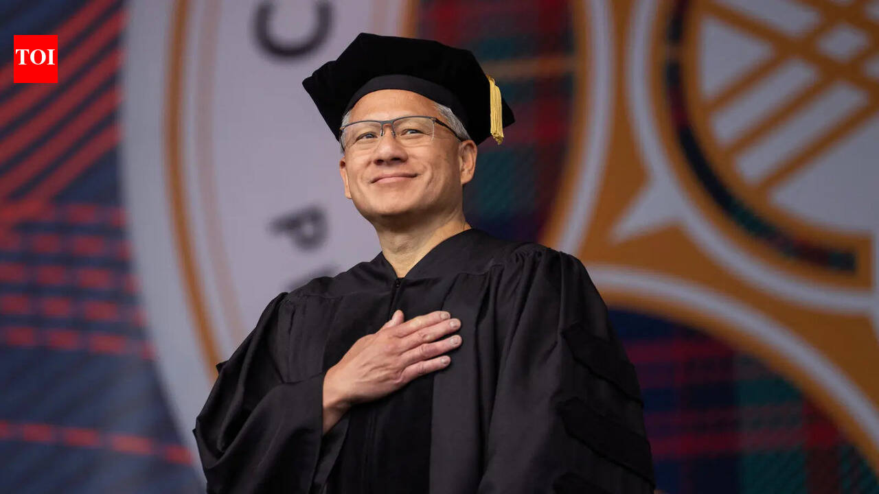 Nvidia CEO Jensen Huang to students from the stage at Carnegie Mellon University's 2026 Commencement: Your career starts at ...