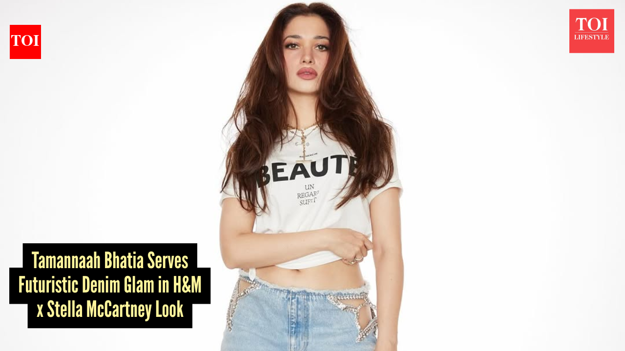 Tamannaah Bhatia just made crystal cut-out denim jeans look red carpet-worthy with a fashionably dangerous edge