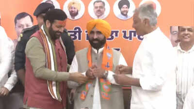Another setback for AAP: Punjab CM Bhagwant Mann's cousin Gyan Singh Mann joins BJP ahead of polls