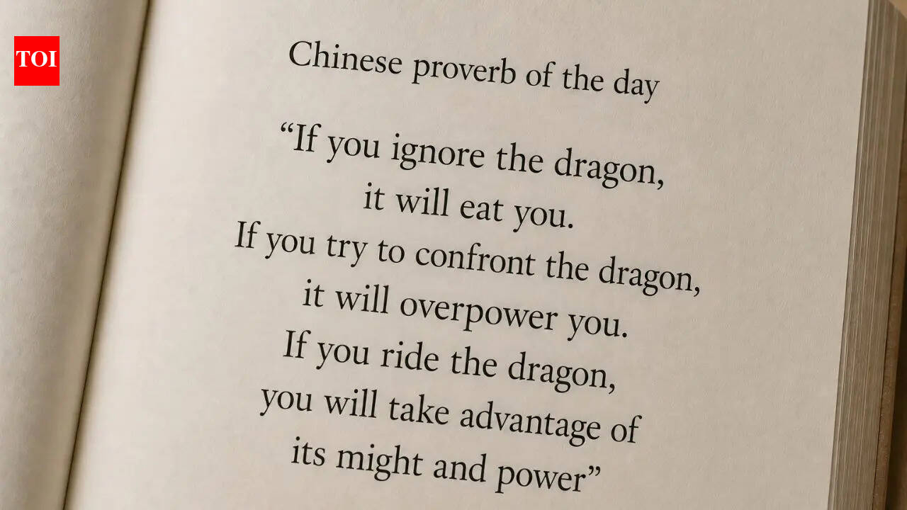 Chinese proverb of the day: “If you ignore the dragon, it will eat you. If you try to confront the dragon, it will...” — understanding challenges, adaptability, and the art of working with change