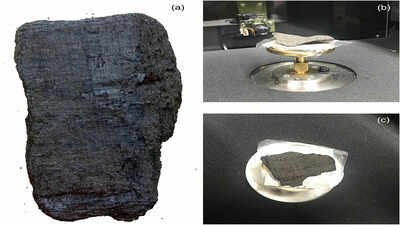 In the 1750s, labourers digging a well near Herculaneum found 'charcoal' rolls that were actually a lost Roman library