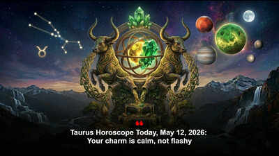 Taurus Horoscope Today, May 12, 2026: Your charm is calm, not flashy – The Times of India
