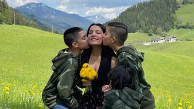 Celina Jaitly says her sons have been sent to an undisclosed location, she's blocked on WhatsApp, calls amid divorce proceedings: 'Obstruction of communication'