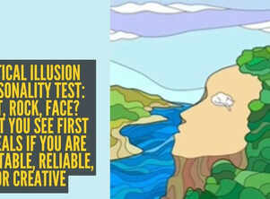Optical illusion personality test: Cat, rock, face? What you see first reveals if you are adaptable, reliable, or creative