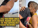 Wife loses hair during cancer treatment, husband shaves his head too; what happened next touched the internet