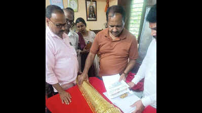 Gold-plated offerings made to to Anjanadri Temple, says official