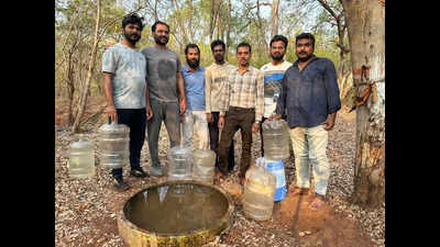 Bidar youth turn lifeline for thirsty wildlife