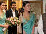 Trisha&rsquo;s blue saree at Vijay&rsquo;s swearing-in reminds fans of Aishwarya