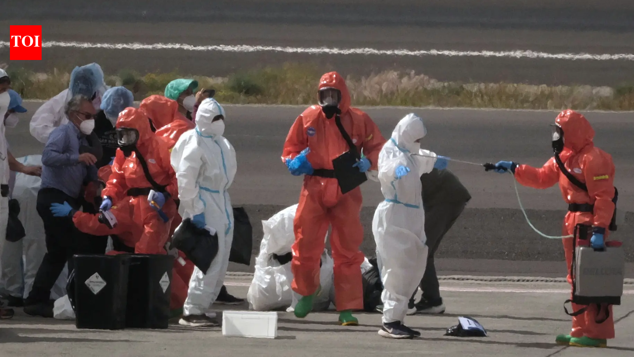 Hantavirus-hit cruise ship leaves Tenerife as WHO completes evacuation operation