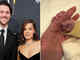 "Simply obsessed with this": Hailee Steinfeld and Josh Allen reveal first photo of newborn girl wearing adorable fruit footsie polka dot outfit