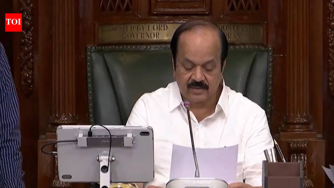 TVK’s JCD Prabhakar elected unopposed as speaker of Tamil Nadu assembly