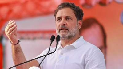 ‘Bigger theft, bigger the reward’: Rahul Gandhi’s ‘chor bazaar’ jab at BJP, EC over ex-Bengal CEO Manoj Agarwal’s appointment as chief secretary | India News – The Times of India