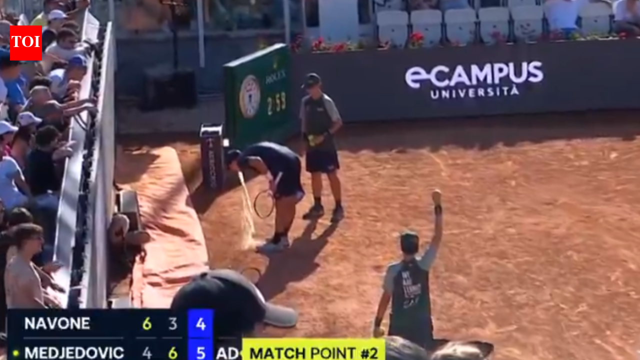 Sky Sports issues rare on-air apology after Italian Open star vomits on court during gruelling victory