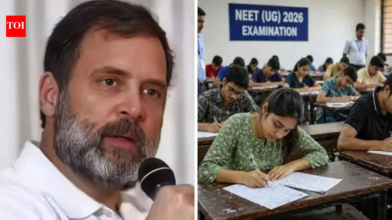 'Amrit kaal turned into vish kaal': Rahul after NTA cancels NEET-UG 2026