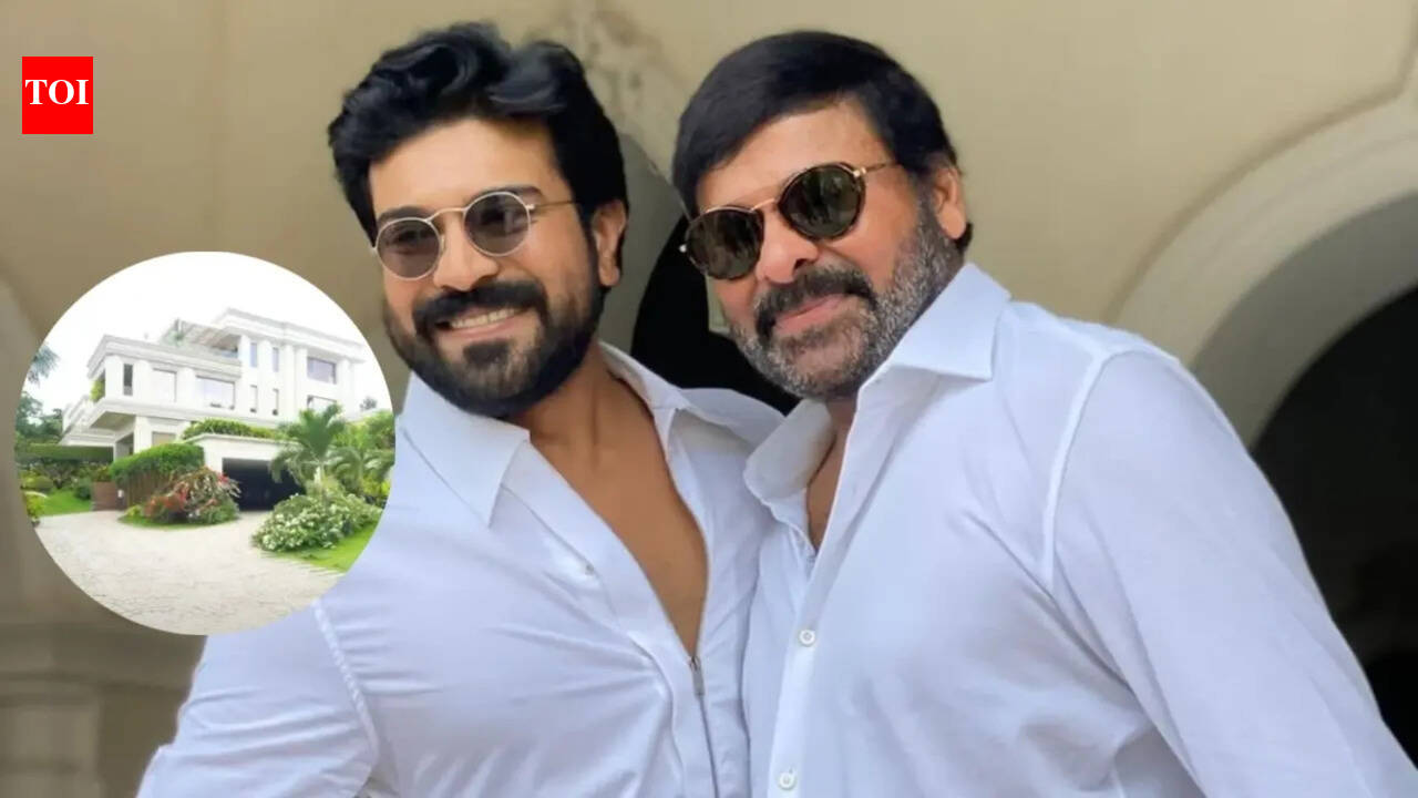 Inside Chiranjeevi and Ram Charan’s lavish  25,000 square feet Hyderabad mansion that looks like a luxury resort
