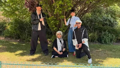 Saba Azad joins Hrithik Roshan in France; Couple celebrates Mother’s day with family; Vacation photo wins hearts