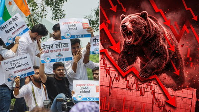  NEET exam cancelled over paper leak; stock market crashes over 1,400 points & more
