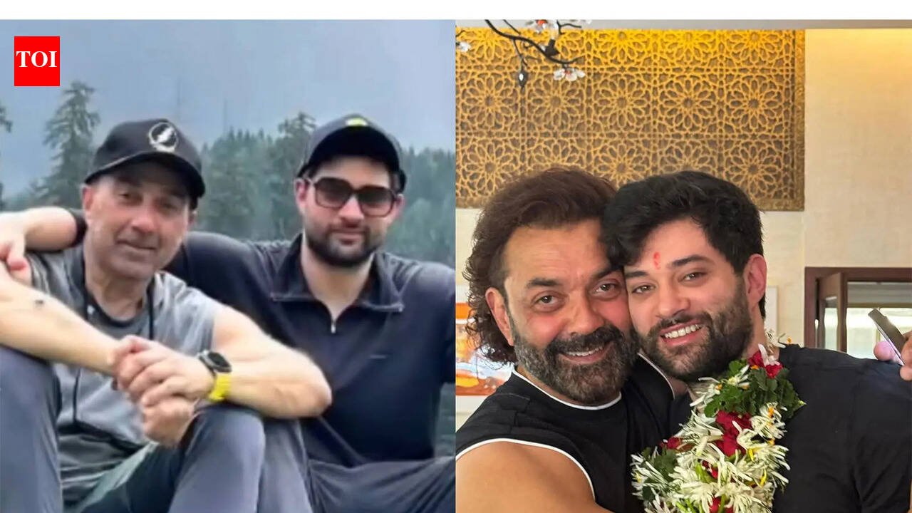 Sunny Deol wishes son Rajveer Deol with warm birthday message, Bobby Deol sends blessings