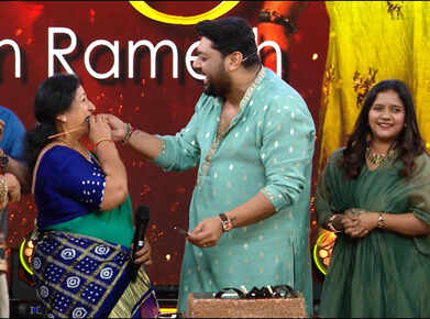 Star Singer team's birthday surprise leaves Mithun Ramesh teary-eyed, he says, 'This was the best'