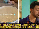 From freezer to oven: Woman&rsquo;s absurd H₂O recipe reel blows up online; Ranveer Brar reacts with &lsquo;I can make it better!&rsquo;