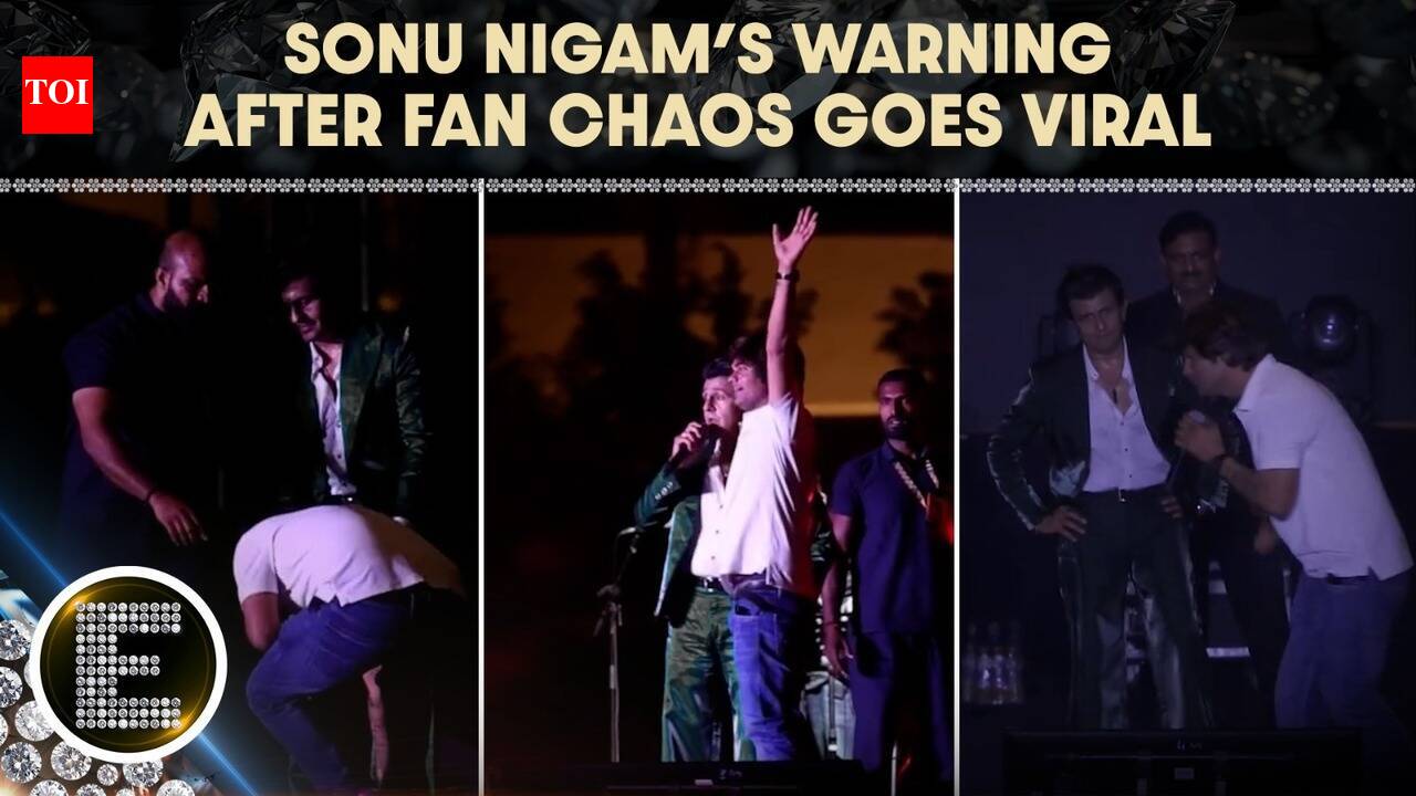 Concert Chaos Turns Viral As Sonu Nigam Saves Fan And Issues Serious ...