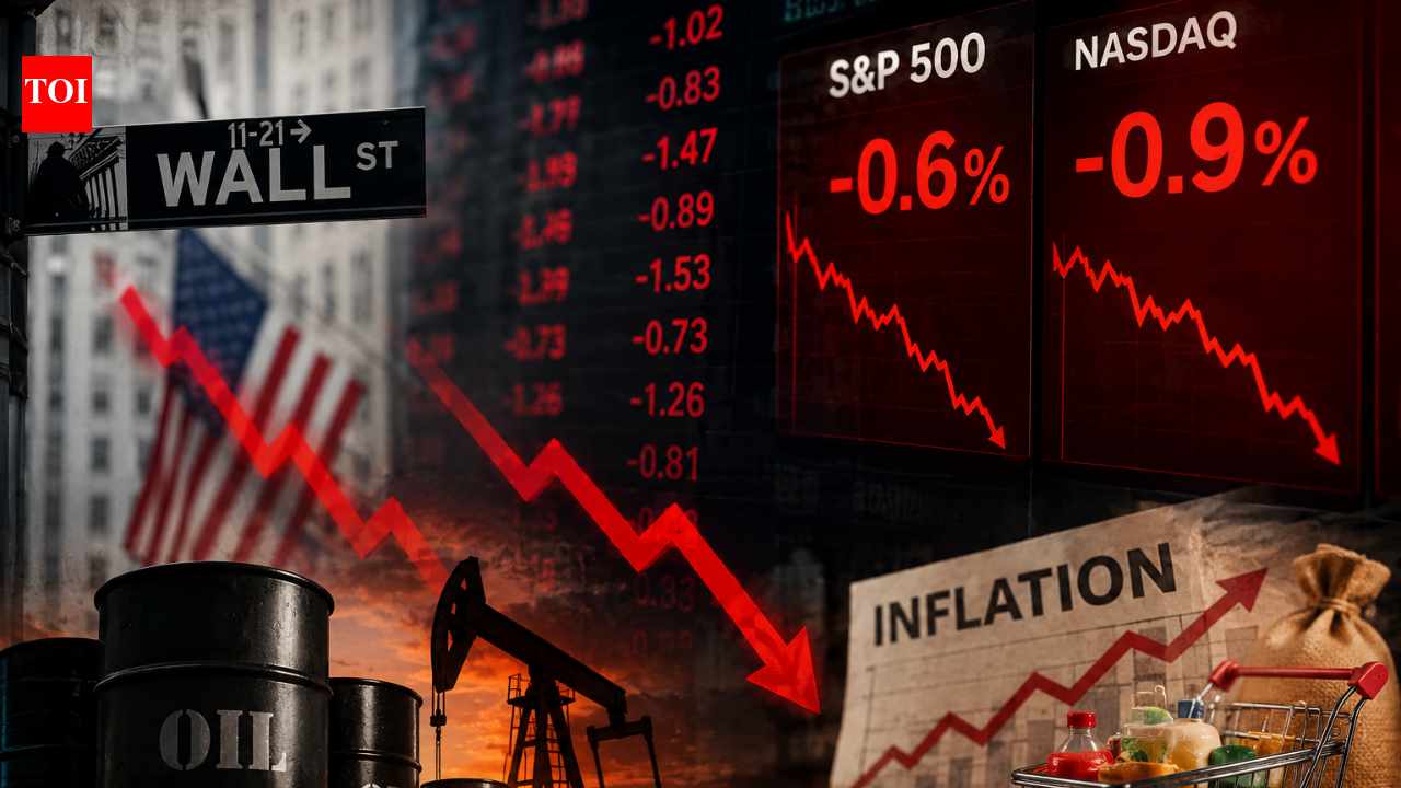 US stock market today (May 12, 2026): Oil price surge, inflation fears drag Wall Street, S&amp;P 500 down 0.6%, Nasdaq 0.9% lower