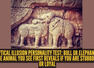 Optical illusion personality test: Bull or elephant? The animal you see first reveals if you are stubborn or loyal