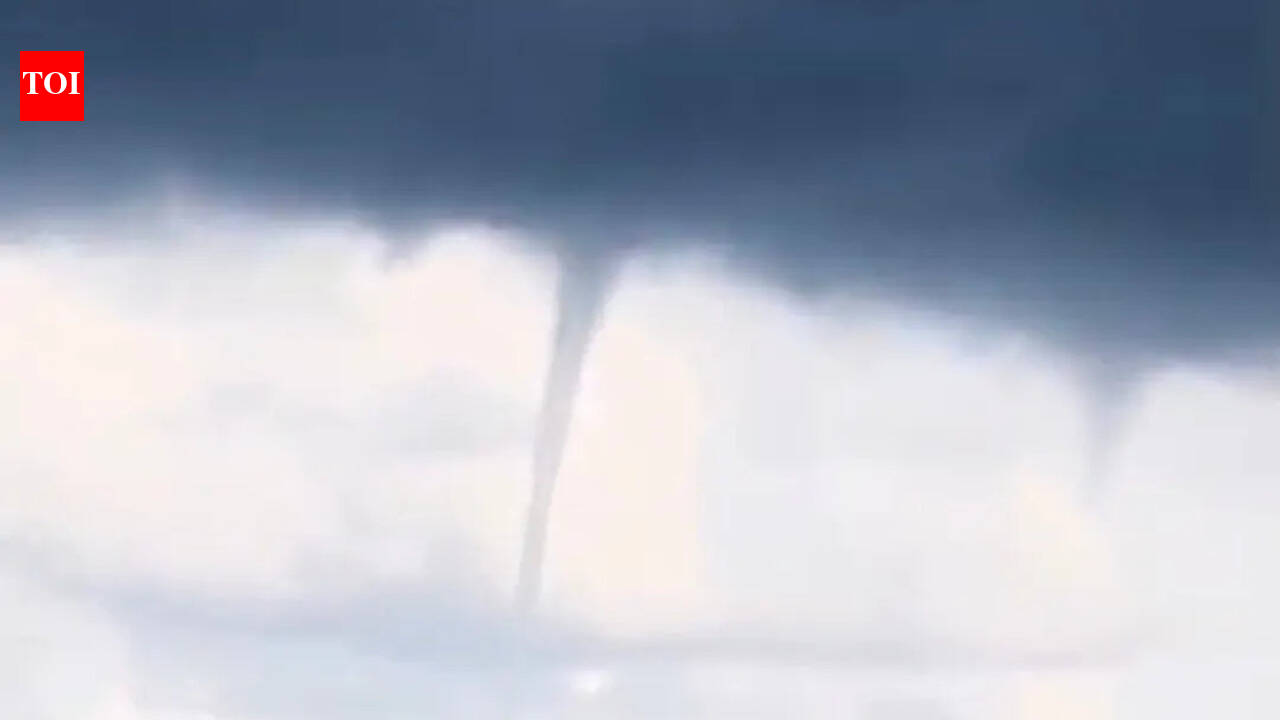Waterspout formed off Jahania coast
